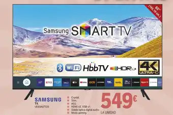 E.Leclerc Samsung SMART TV UE65AU7025 oferta