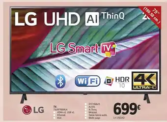 E.Leclerc TV. 75UR78006LK HDMI oferta