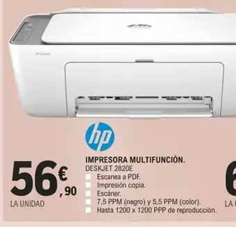 E.Leclerc IMPRESORA MULTIFUNCIÓN. DESKJET 2820E oferta
