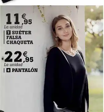 E.Leclerc Suérter Falsa Chaqueta oferta