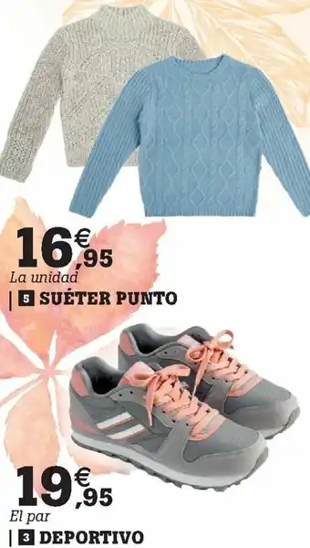 E.Leclerc Suéter Punto/Deportivo oferta