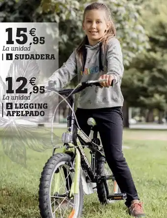 E.Leclerc Sudadera /Legging Afelpado oferta