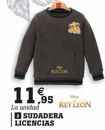 E.Leclerc Sudadera Licencias oferta