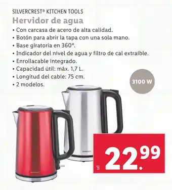 Lidl SILVERCREST® KITCHEN TOOLS Hervidor de agua oferta