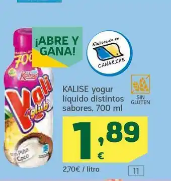 HiperDino Kalise Yogur Líquido Distintos 700ml oferta