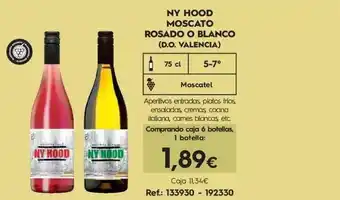 Makro Ny Hood Moscato Rosado O Blanco (d.o. Valencia) oferta