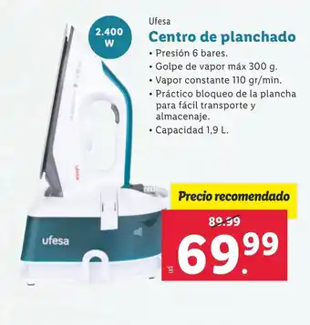 Lidl Centro de planchado oferta