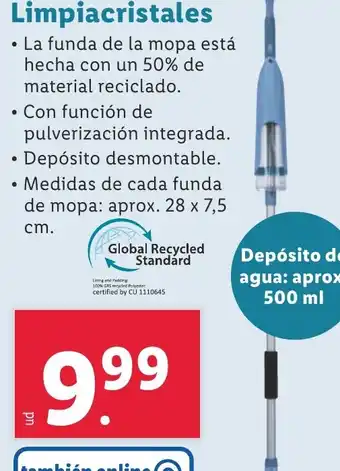 Lidl Limpiacristales oferta