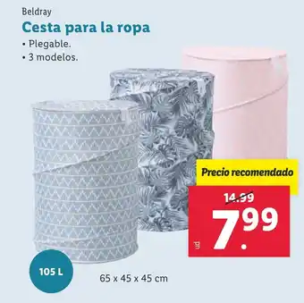 Lidl Cesta para la ropa oferta