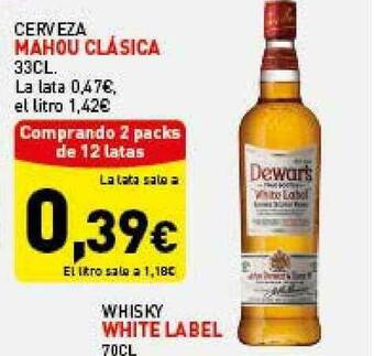 Hiperber Whisky White Label oferta