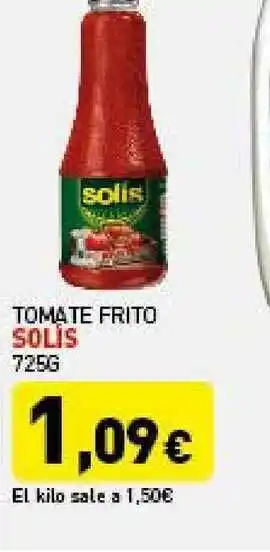 Hiperber Tomate Frito Solís 725g oferta