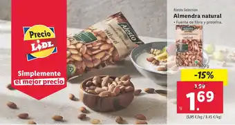 Lidl Almendra natural oferta
