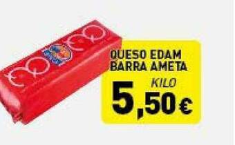 Hiperber Queso Edam Barra Ameta oferta