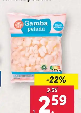 Lidl Gambas peladas oferta