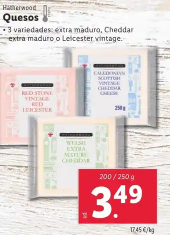 Lidl Quesos oferta