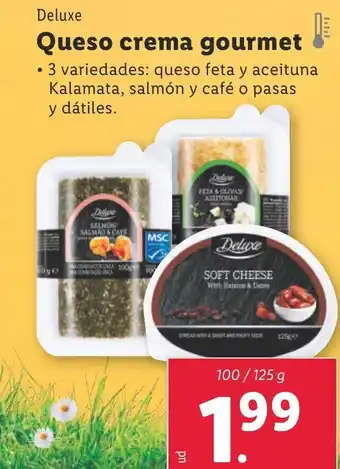 Lidl Queso crema gourmet oferta