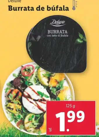 Lidl Burrata de búfala oferta
