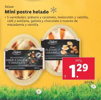 Lidl Mini postre helado oferta