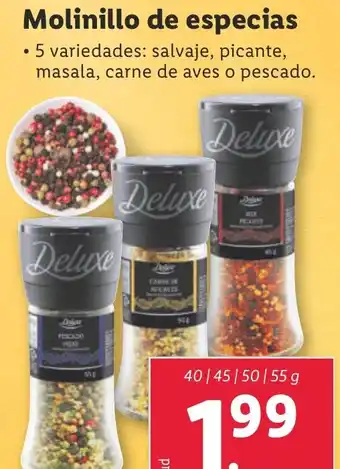 Lidl Molinillo de especias oferta