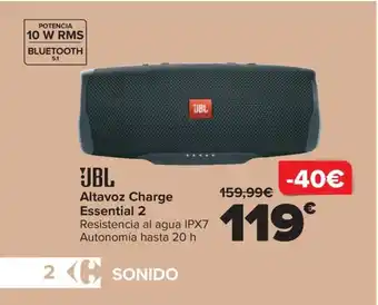 Carrefour Altavoz Charge Essential 2 oferta