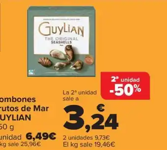 Carrefour Bombones Frutos de Mar GUYLIAN oferta