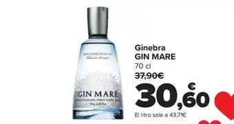 Carrefour Ginebra GIN MARE 70 cl 37,90€ oferta