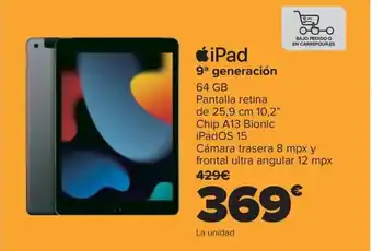 Carrefour iPad 9ª generación oferta