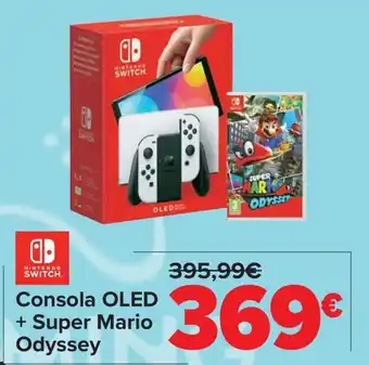 Carrefour Consola OLED + Super Mario Odyssey oferta