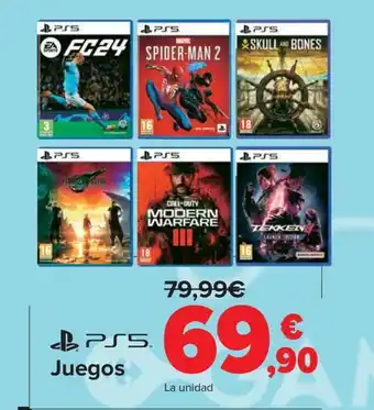 Carrefour Juegos oferta