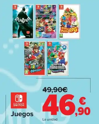 Carrefour Juegos oferta
