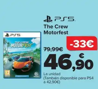 Carrefour The Crew Motorfest oferta