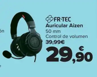 Carrefour Auricular Aizen 50 mm Control de volumen oferta