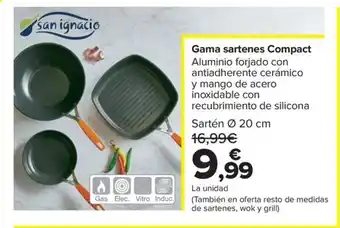 Carrefour Gama sartenes Compact oferta