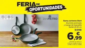 Carrefour Gama sartenes Start oferta