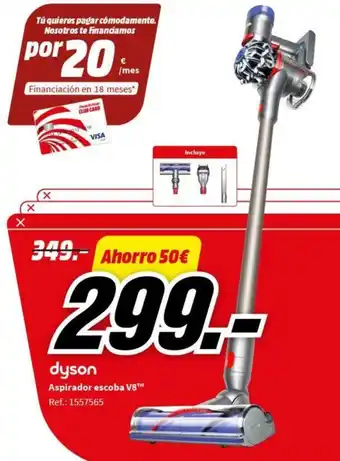 MediaMarkt Aspirador escoba V8™M Ref.: 1557565 oferta