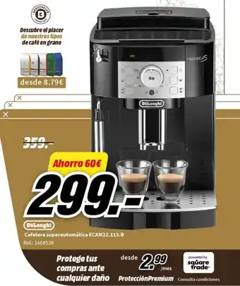 MediaMarkt Cafetera superautomática ECAM22.113.B Ref.: 1468539 oferta