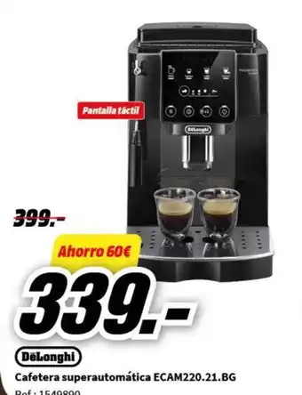MediaMarkt Cafetera superautomática ECAM220.21.BG Ref.: 1549890 oferta