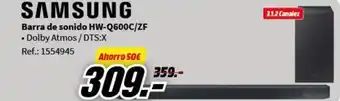MediaMarkt Barra de sonido HW-Q600C/ZF oferta