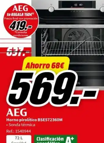 Horno pirolítico BSE572360M