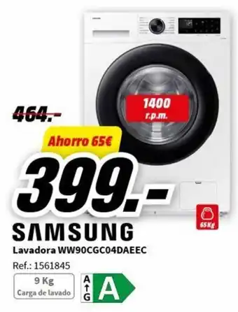 MediaMarkt Lavadora WW90CGC04DAEEC oferta