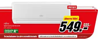 MediaMarkt Split Inverter ASY 35 UI-KP Ref.: 1551119 oferta