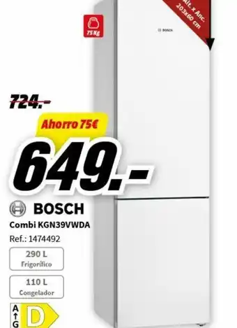 MediaMarkt Combi KGN39VWDA Ref.: 1474492 oferta