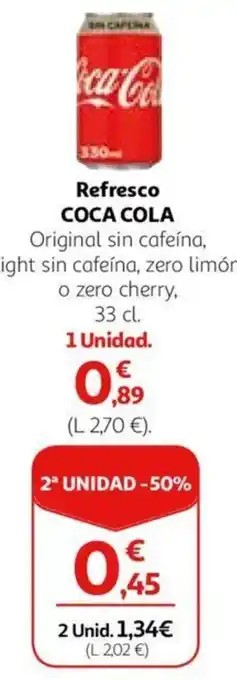 Alcampo Refresco COCA COLA oferta