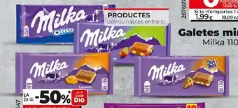 Dia Xocolata amb Oreo / amb avellanes/ farcida de caramel/ amb Chips Ahoy oferta