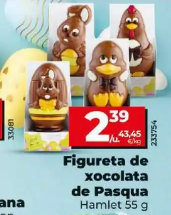 Dia Figureta de xocolata de Pasqua Hamlet 55 g oferta