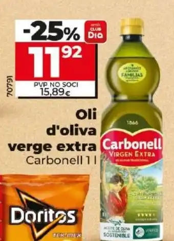 Dia oli d'oliva verge extra Carbonell Carbonell 11 oferta