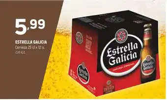 Coviran ESTRELLA GALICIA Cerveza 25 cl x 12 u oferta