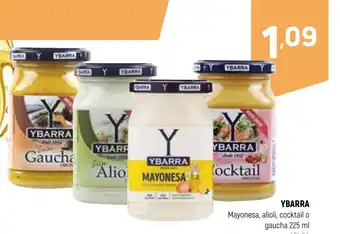 Coviran YBARRA Mayonesa, alioli, cocktail o gaucha 225 ml oferta
