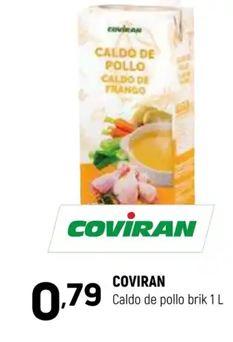 Coviran COVIRAN Caldo de pollo brik 1 L oferta