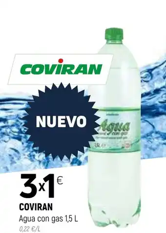 Coviran COVIRAN Agua con gas 1,5 L oferta